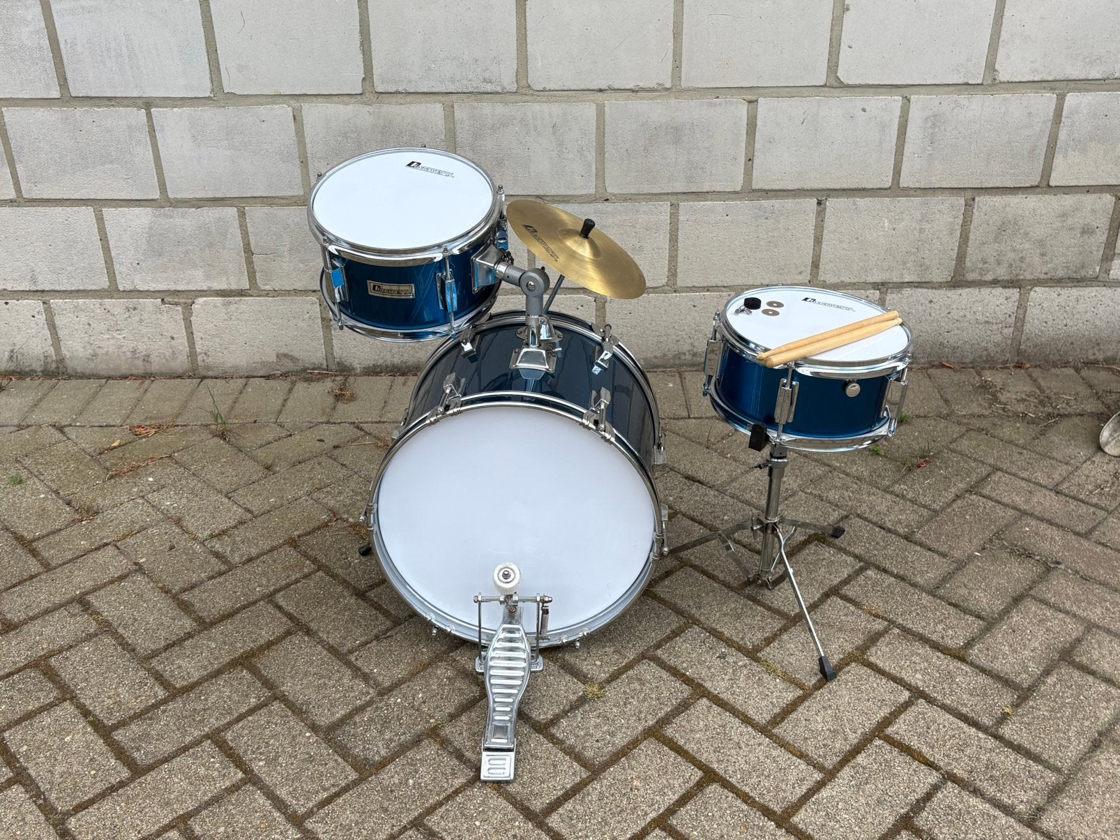 Dimavery kinderdrumstel – zo goed als nieuw, Muziek en Instrumenten, Drumstellen en Slagwerk, Ophalen, Zo goed als nieuw, Overige merken