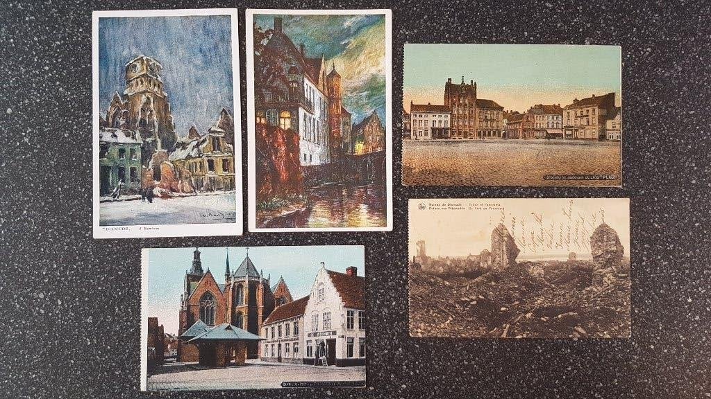 Diksmuide Dixmude ( 0,50 euro/ postkaart ), Verzamelen, Ophalen of Verzenden, West-Vlaanderen