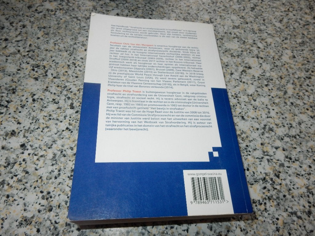 nr.885 - Strafrecht en strafprocesrecht - 9789463711531, Enlèvement ou Envoi
