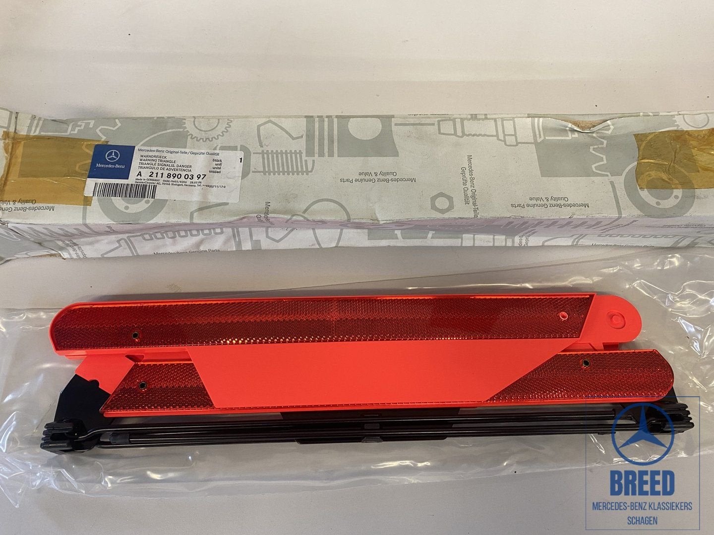 NOS gevarendriehoek voor Mercedes-Benz W203 W204 W211 W212, -, -, Nieuw, Ophalen of Verzenden