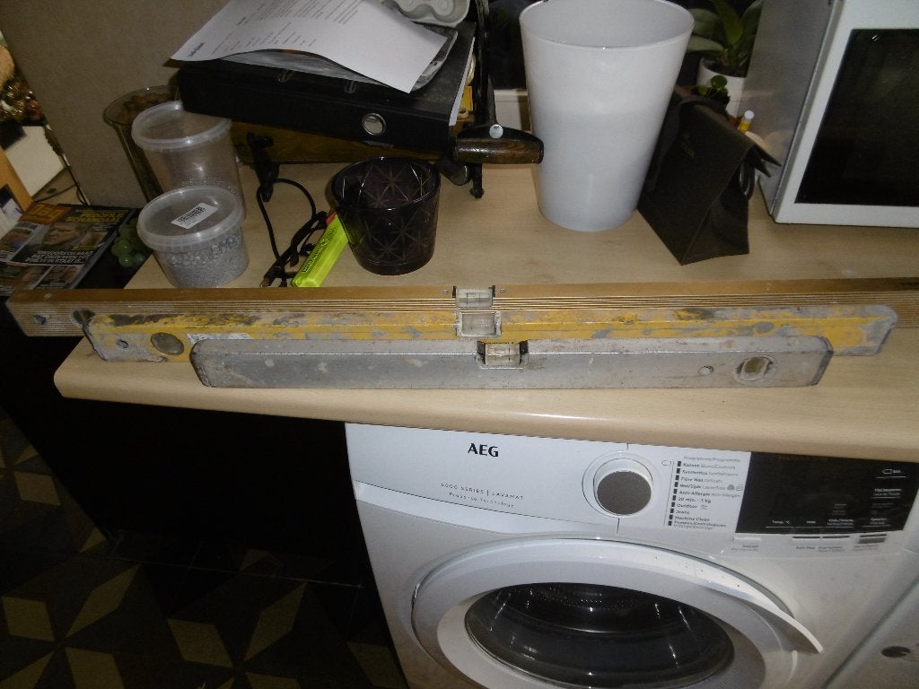 waterpas, niveau, alu, goede staat, Ophalen of Verzenden, Gebruikt, Waterpas