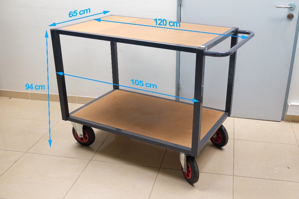 Table / Chariot à Roulette de Transport 250Kg~500Kg, 100 litres ou plus, Enlèvement ou Envoi, Comme neuf, Chariot de transport