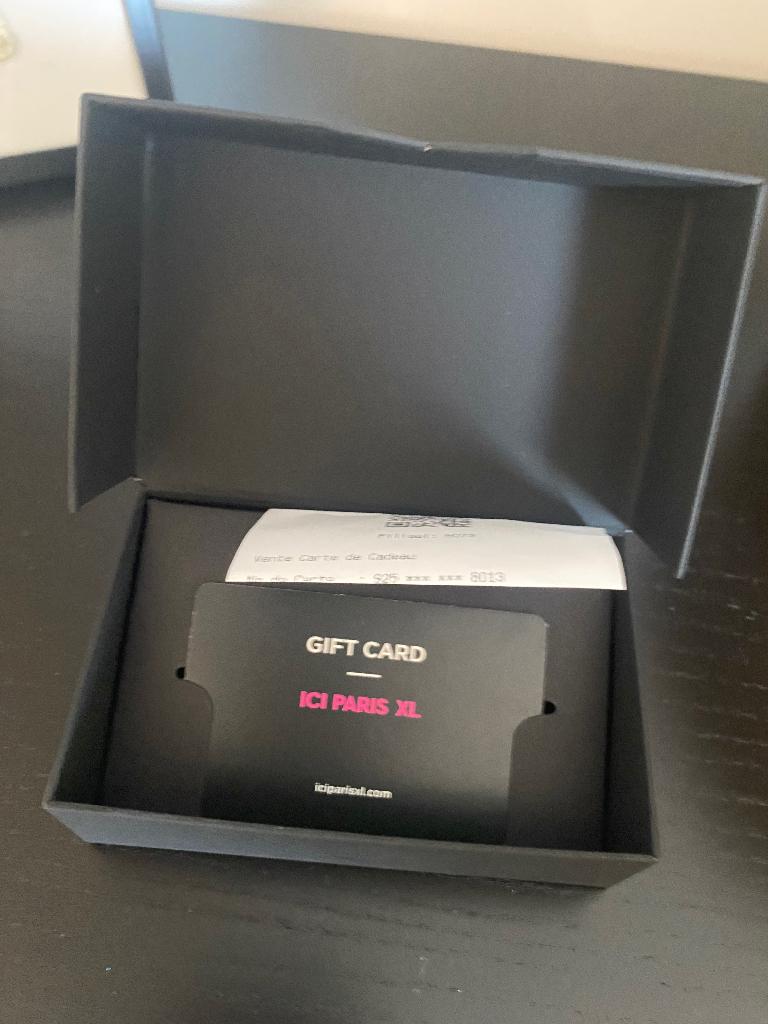 carte cadeau paris xl 150 Euro, Enlèvement, Neuf