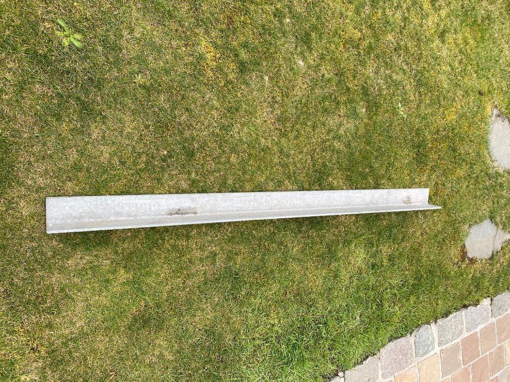 Gegalvaniseerd hoekijzer 80mm x 80mm x 8mm  lengte 150 cm, Ophalen, Nieuw, 100 tot 250 mm, Overige typen