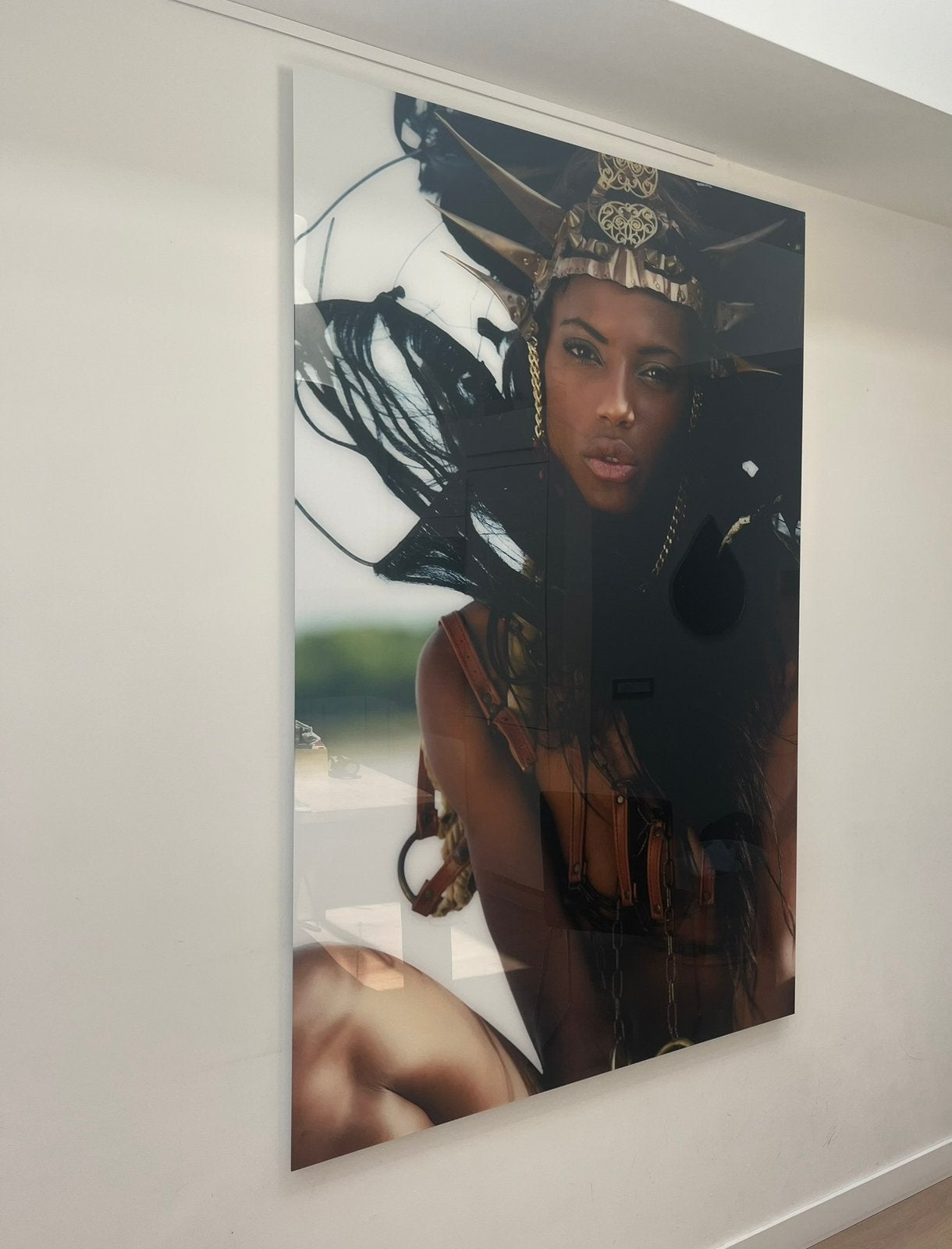 Corbra Art Oscar Munar Kunstwerk  “Crowned Lioness", Ophalen