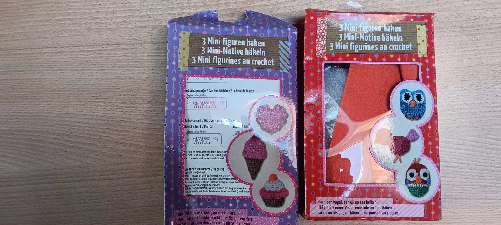 2 figurenmini haakpakketen, Hobby en Vrije tijd, Ophalen