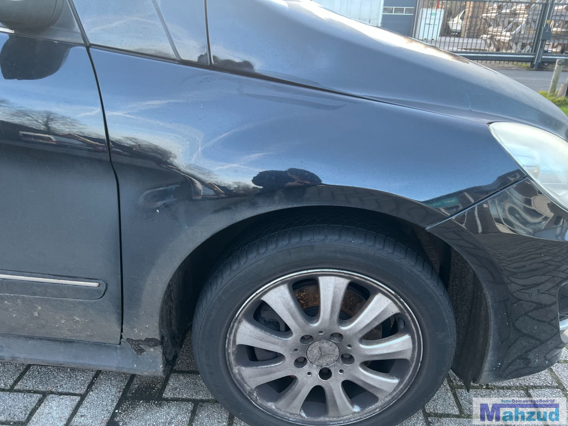 Aile avant droite noire 191 pour Mercedes Classe B W245 (200, Autos : Pièces & Accessoires, Carrosserie & Tôlerie, Mercedes-Benz