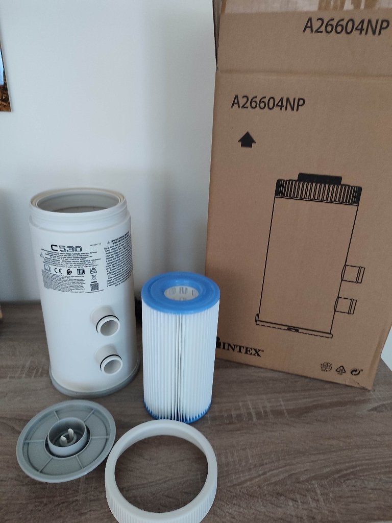 Nieuwe Filterpomp Intex C530 voor zwembad tot 9 m3, Tuin en Terras, Ophalen, Nieuw, Filter