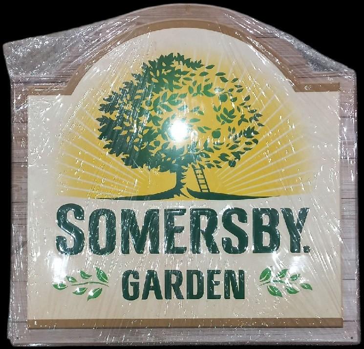 Panneau d'affichage du jardin Somersby., Panneau publicitaire, Retrohouse@telenet.be, Enlèvement ou Envoi, B