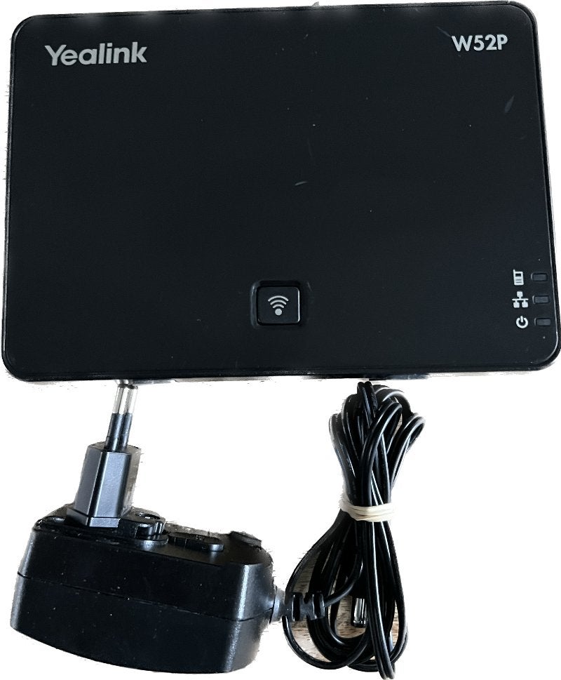 ☎️ Yealink SIP-W52P W52P W52 IP Dect SIP Base + PSU EU ☎️, Enlèvement ou Envoi, Reconditionné, 4 combinés ou plus
