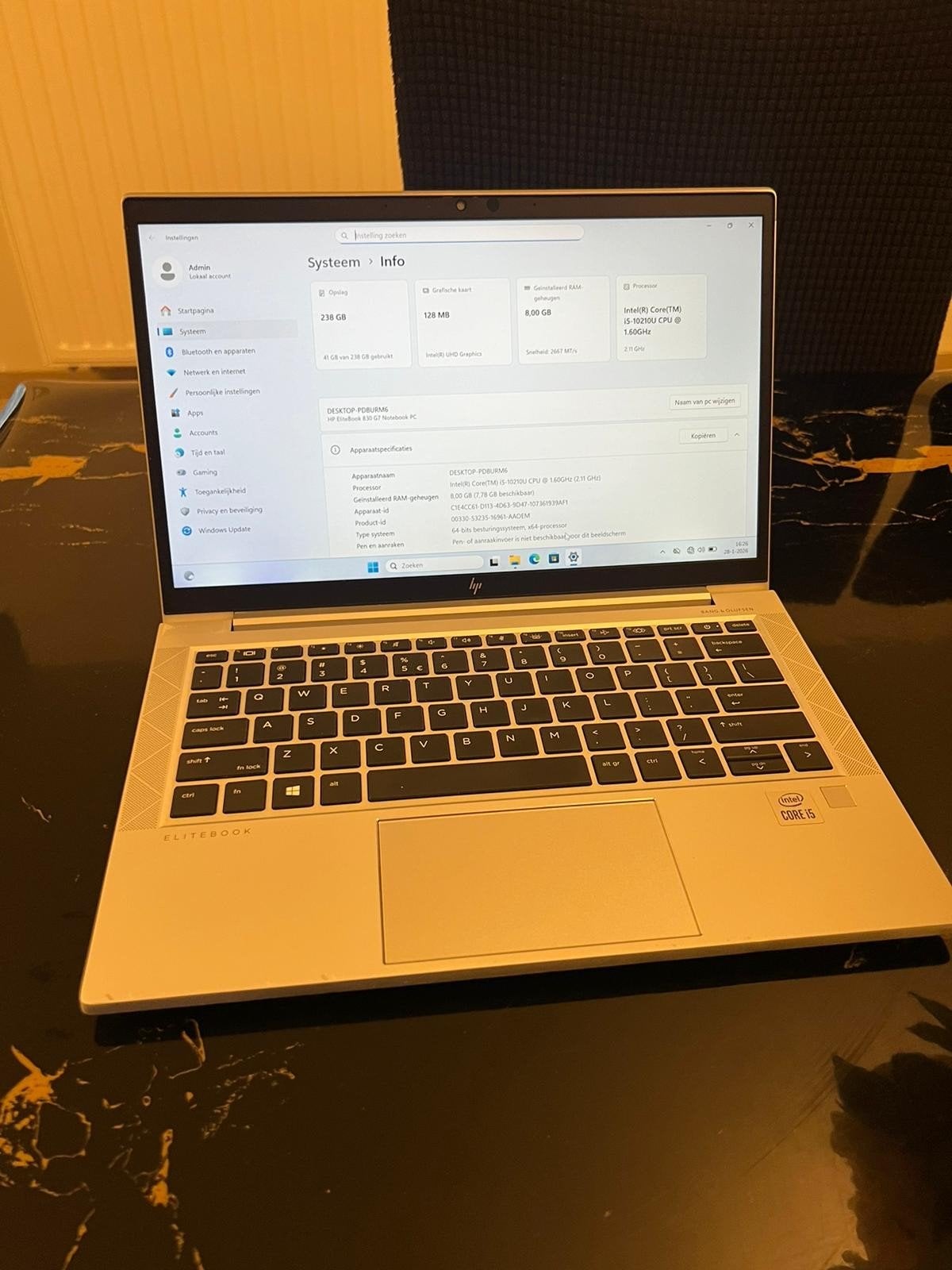 Hp elitebook i5 g7, Computers en Software, Ophalen