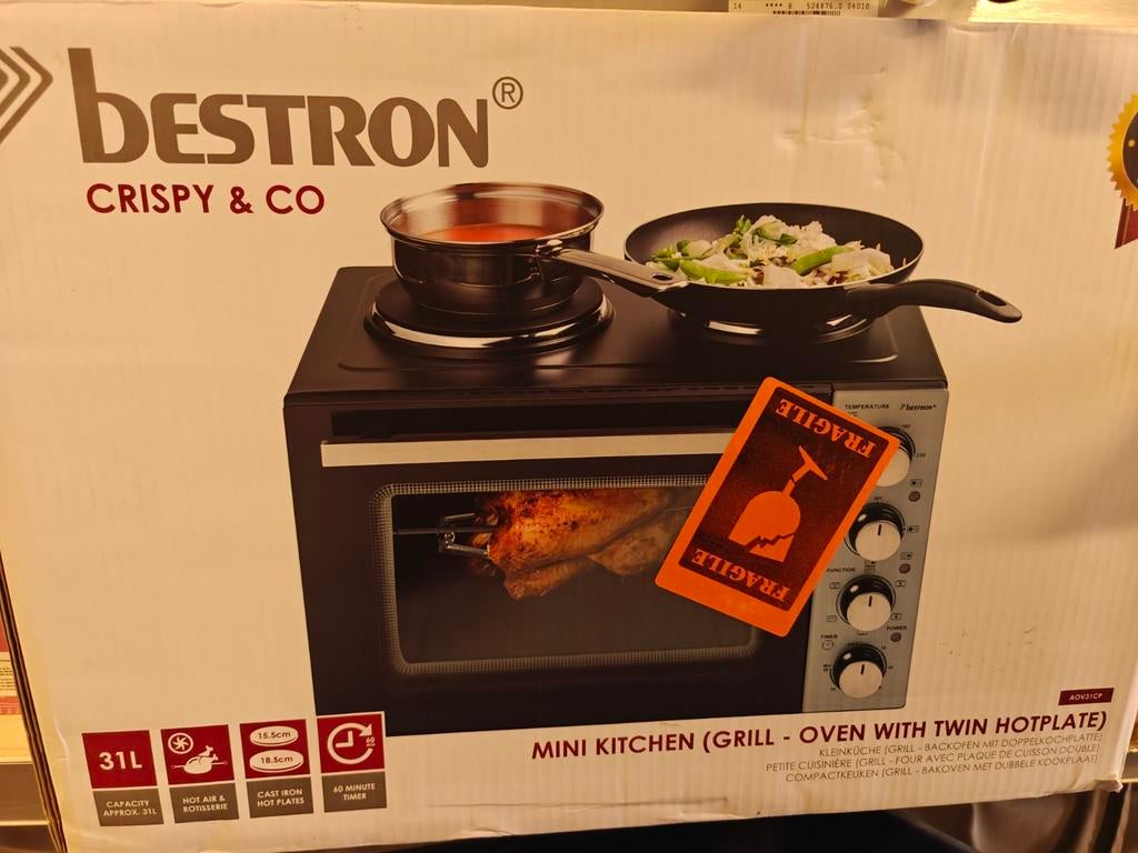 Bestron oven met 2 kookplaten, Elektronische apparatuur, Ophalen