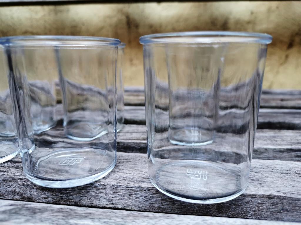 Theelichtglaasjes, apero- of dessertglaasjes. Prijs/stuk., Overige materialen, Ophalen of Verzenden, Zo goed als nieuw, Kandelaar