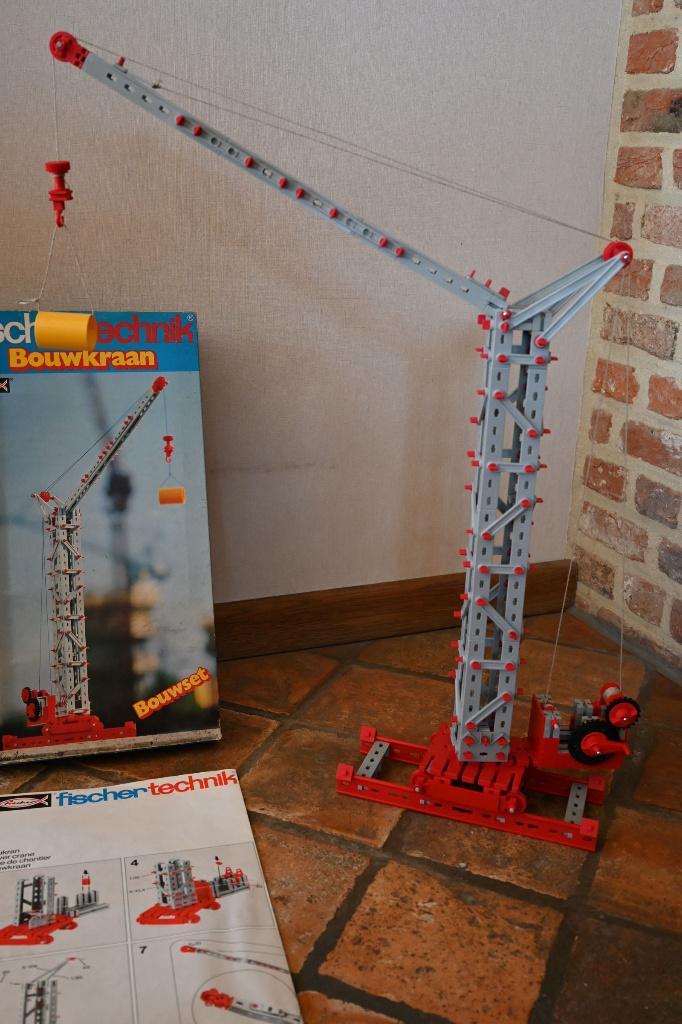 Fischer technik bouwkraan, Enlèvement ou Envoi, Utilisé, Construction
