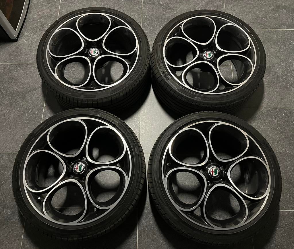 Jantes Alfa Romeo Giulia 19’, Autos : Pièces & Accessoires, Pneus & Jantes, Enlèvement, 19 pouces, Pneus été, Pneus et Jantes