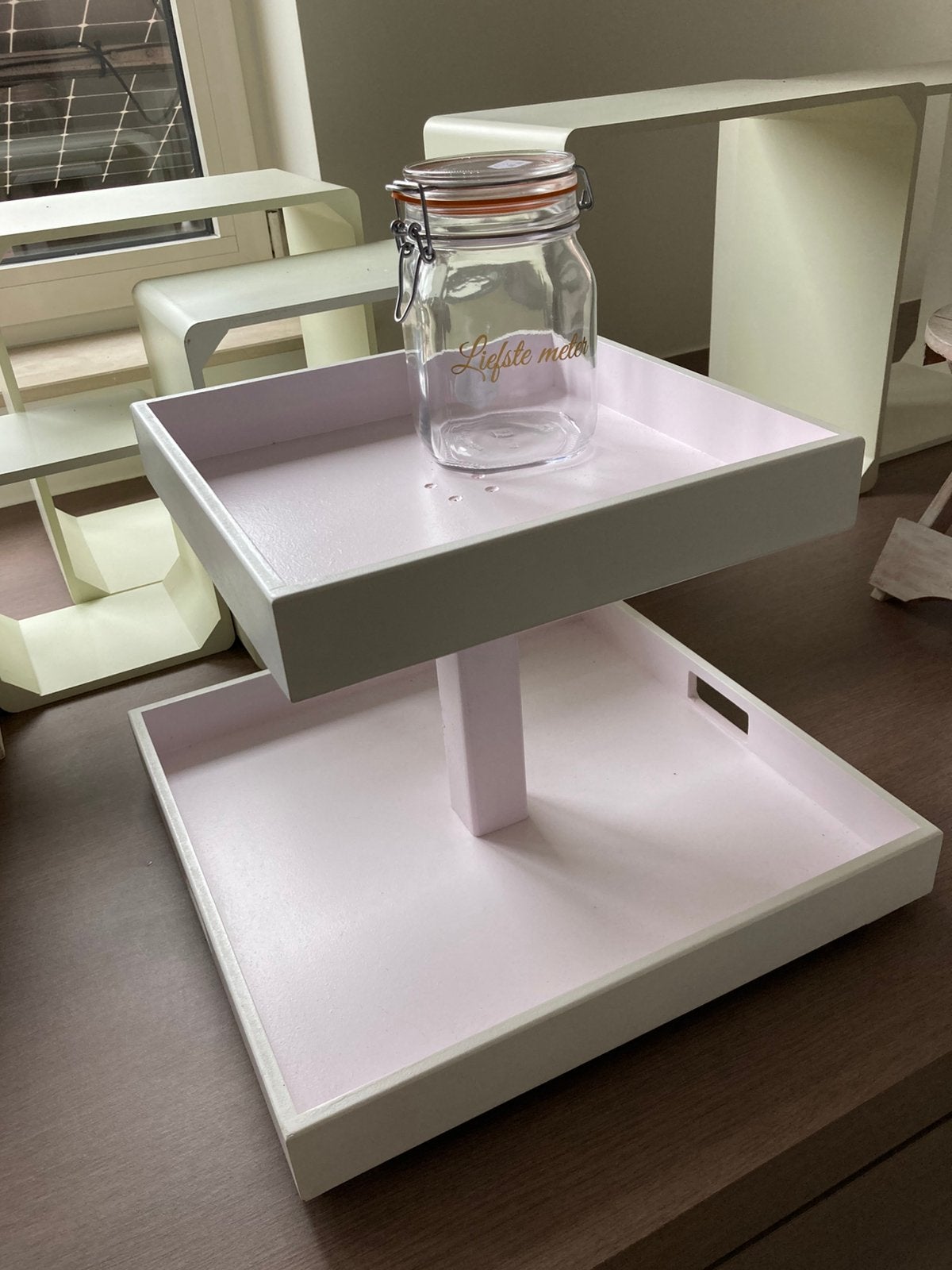 Mobilier de présentation au 2e étage, Enlèvement ou Envoi, Comme neuf, Étagère