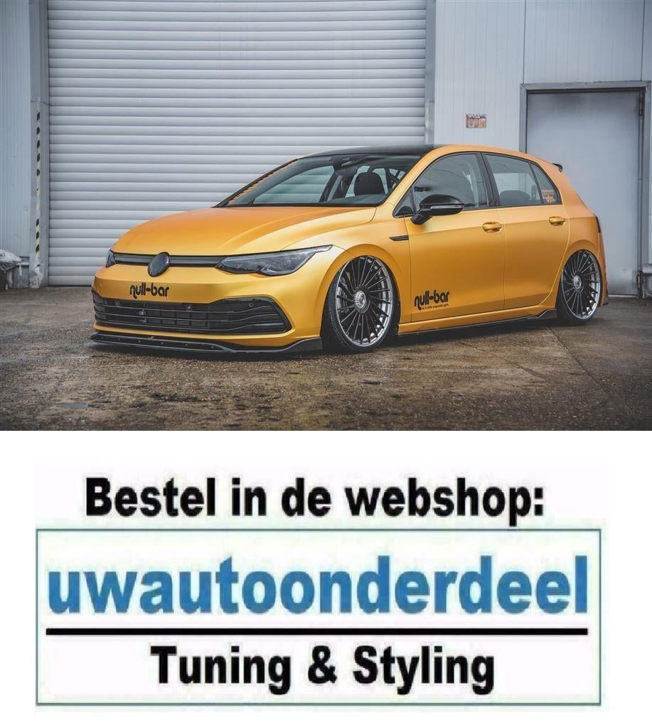 Maxton Design Spoiler Splitter Lip Geschikt Voor Vw Golf 8 T, Envoi