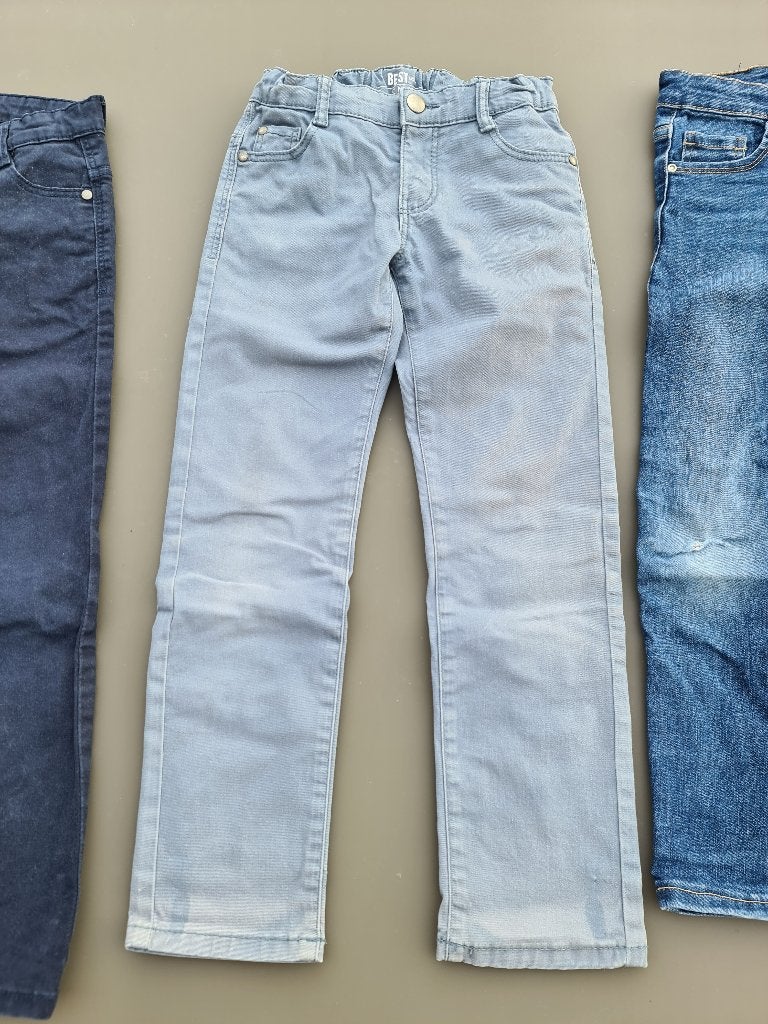 grijze jeans broek, Besties, 122, Enfants & Bébés, Vêtements enfant | Taille 122, Enlèvement, Comme neuf, Pantalon