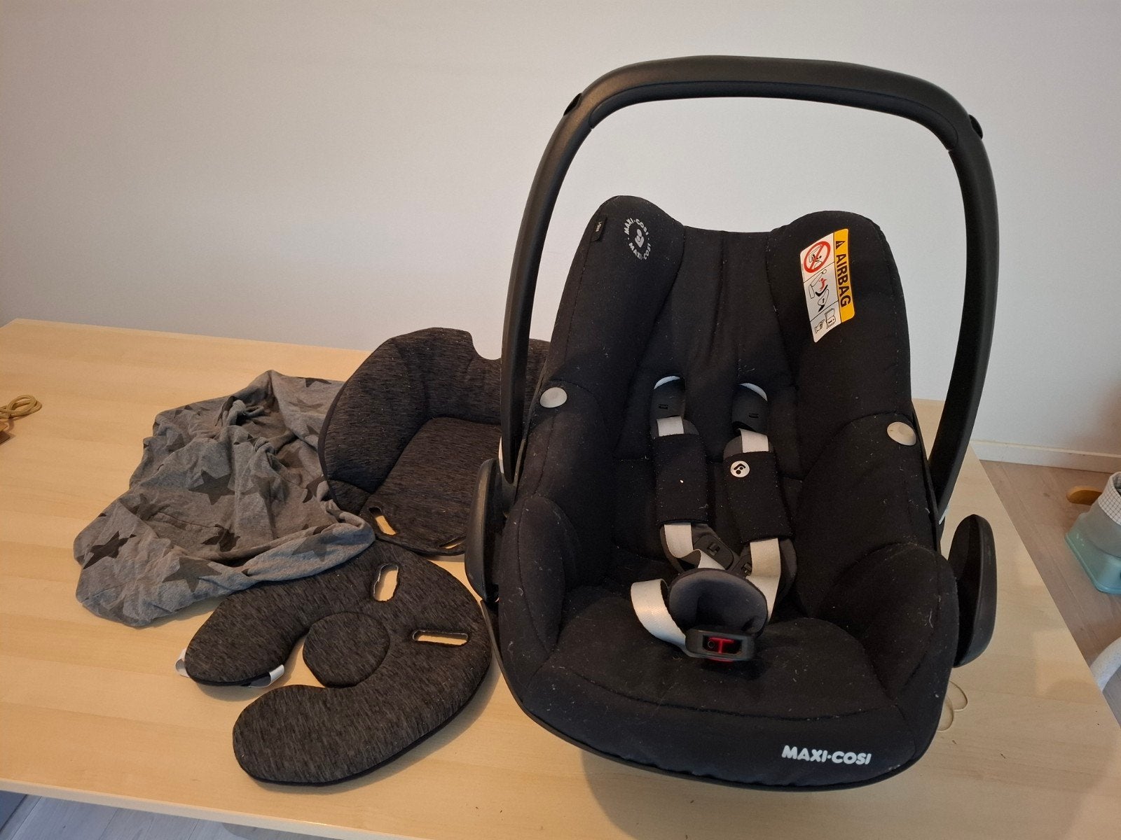 maxi cosi, Ophalen