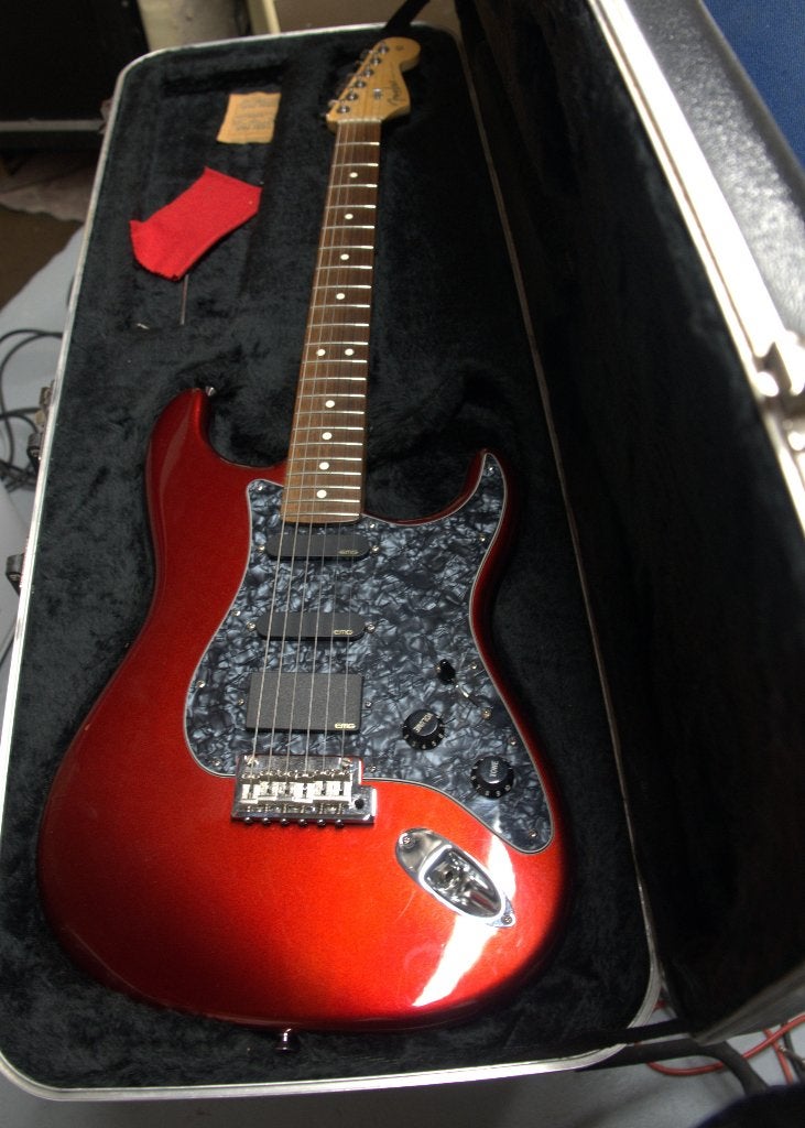 Fender Stratocaster USA 2009 Micro:EMG SL20 Steve Lukather, Ophalen of Verzenden, Zo goed als nieuw, Solid body, Fender