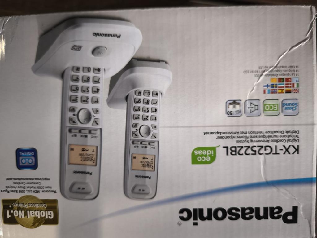 Panasonic KX-TG2522BL, Enlèvement