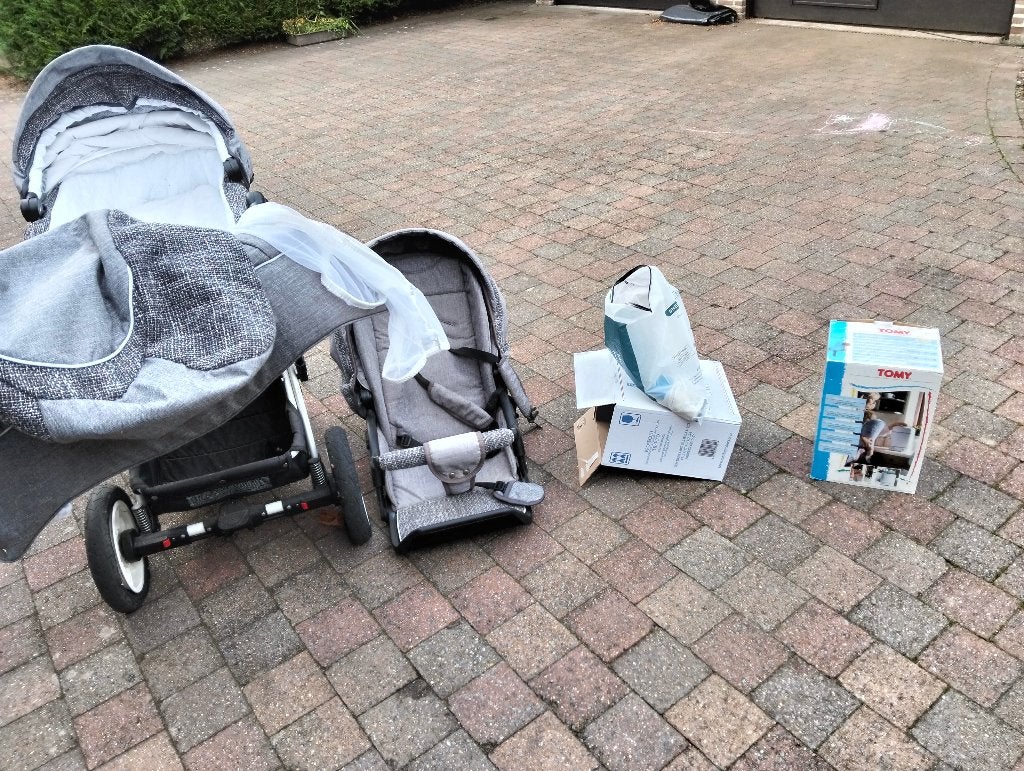 Babypakket met wandelwagen, Ophalen, Zo goed als nieuw