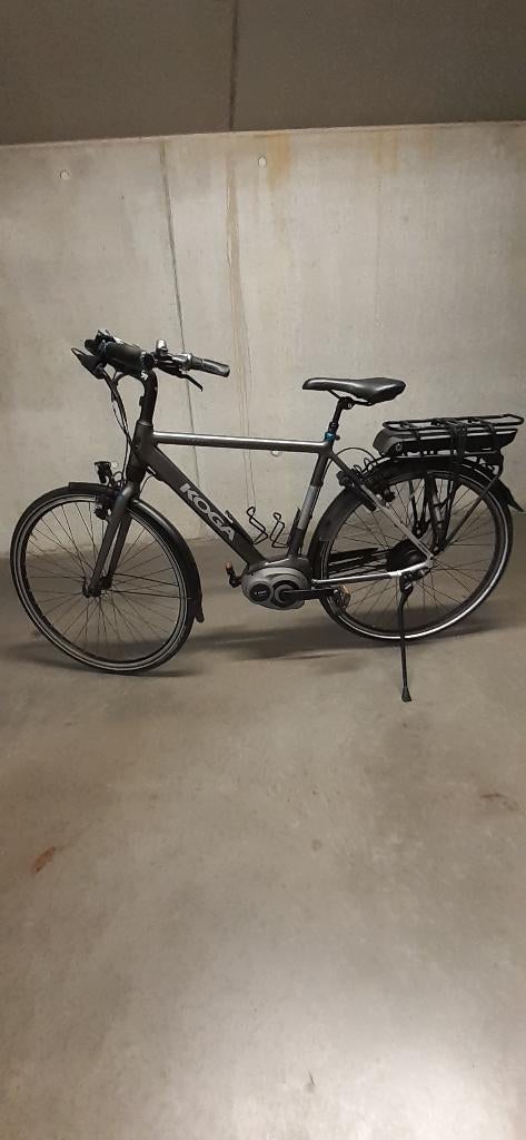 Herenfiets E-Bike donker grijs, Versnellingen, Zo goed als nieuw, 53 tot 57 cm, Ophalen