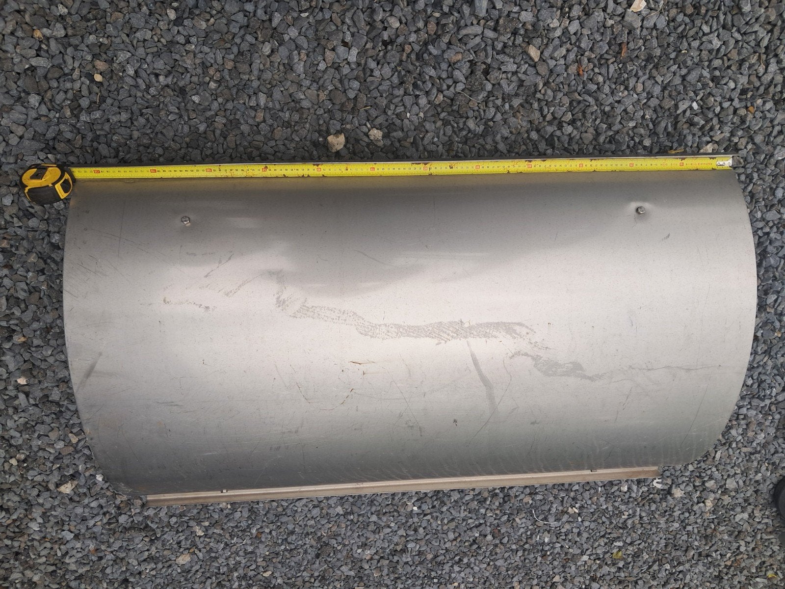 Schouwkap inox, Ophalen