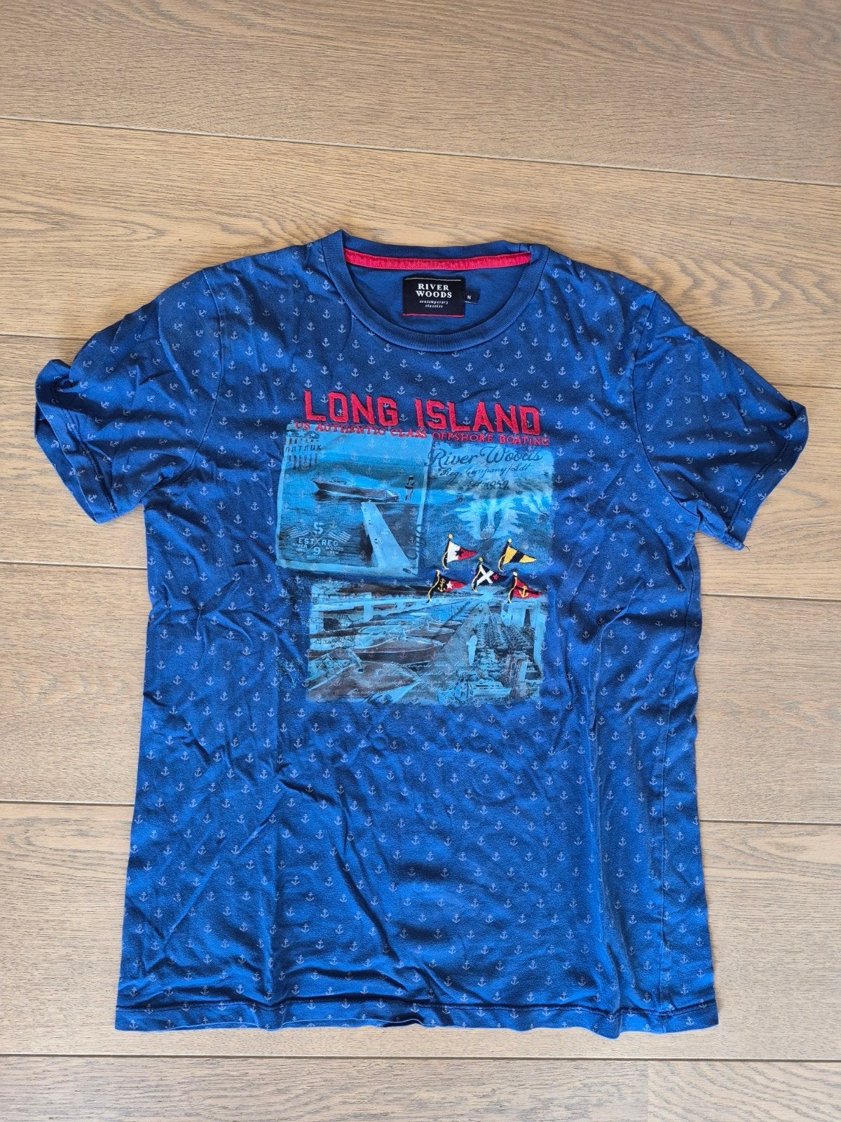 Katoenen shirt River Woods, Ophalen