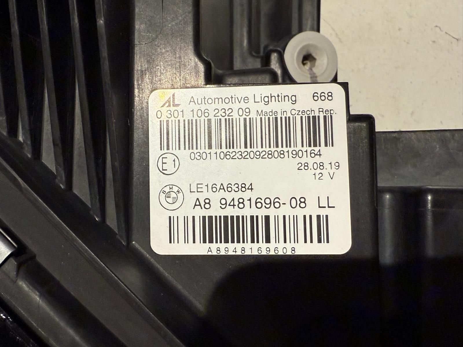 KOPLAMP BMW 3 SERIE G20 G21 LED RECHTS 948169-08, Gebruikt, -, -, Ophalen of Verzenden