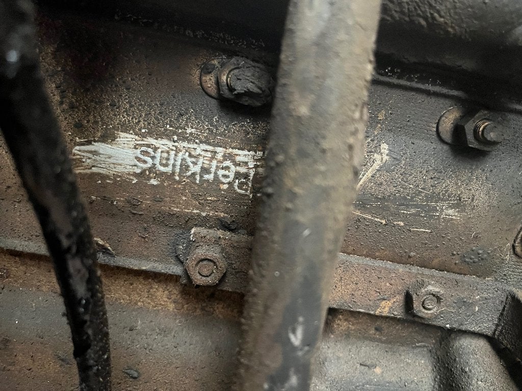 Moteur perkins, Enlèvement, Utilisé, Jeep