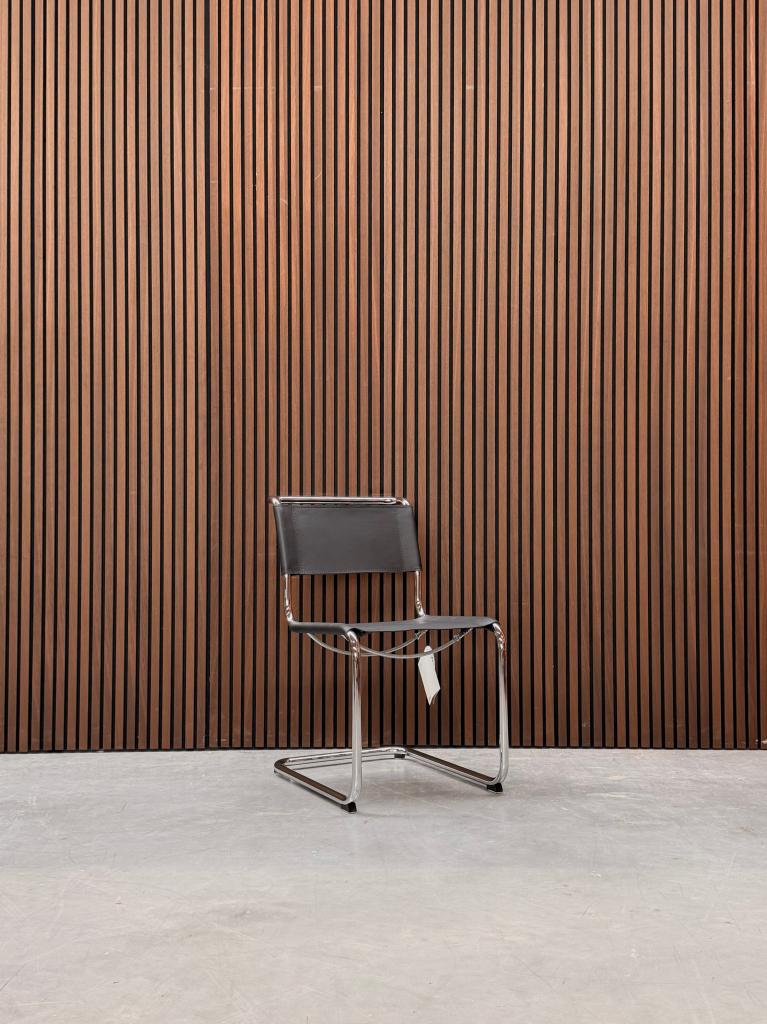 Thonet S33 stoel kernleder zwart, Ophalen of Verzenden