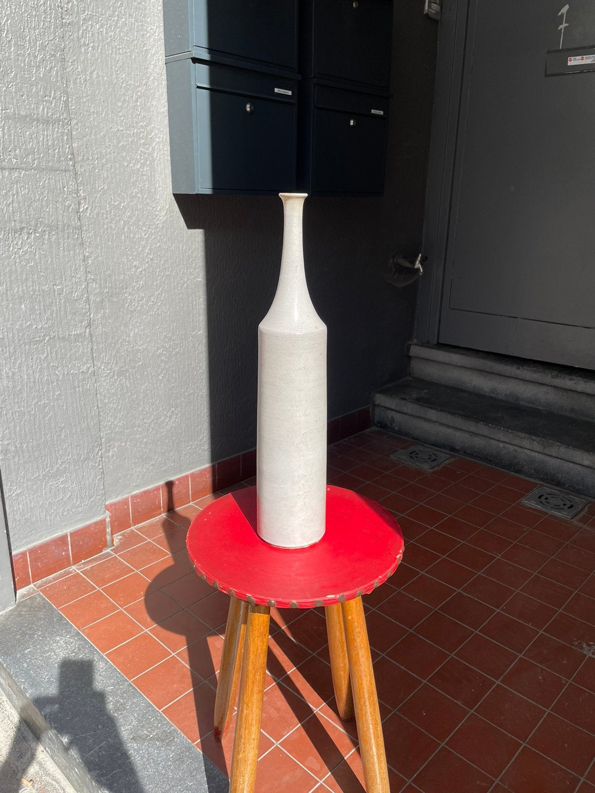 Grand vase bouteille Perignem 1960's, Ophalen of Verzenden