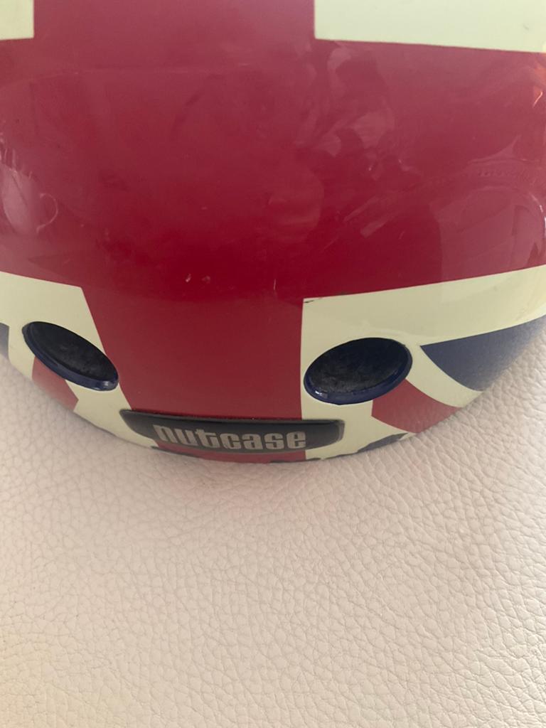 Casque de vélo pour enfant Union Jack de Nutcase, Vélos & Vélomoteurs, Enlèvement, Utilisé, Garçon ou Fille