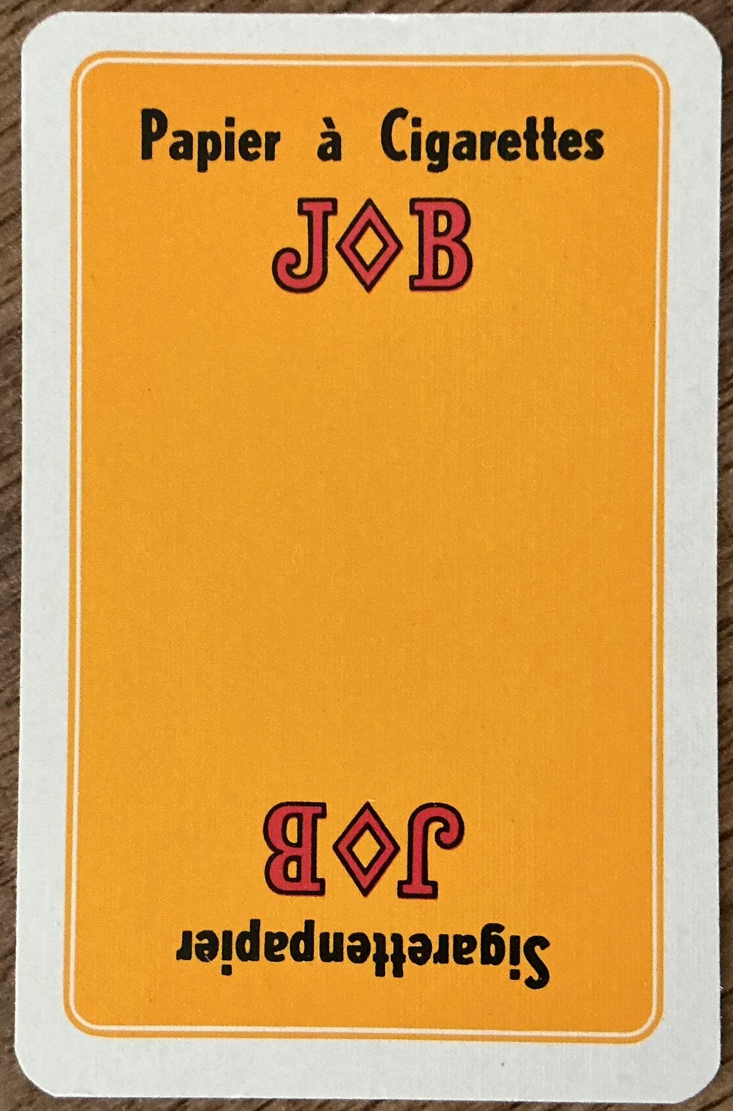 Papier et carte de table JOB CIGARETTES, Enlèvement ou Envoi, Comme neuf, Carte(s) à jouer