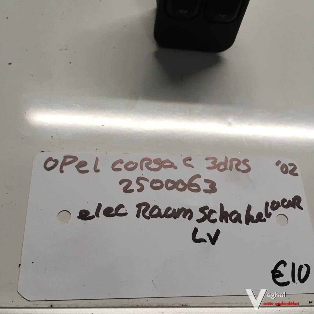 Opel Corsa C 1.2B 3 drs 2002 Wagennr 2500063 Raamschakelaar, Auto-onderdelen, Gebruikt, -, -, Ophalen of Verzenden