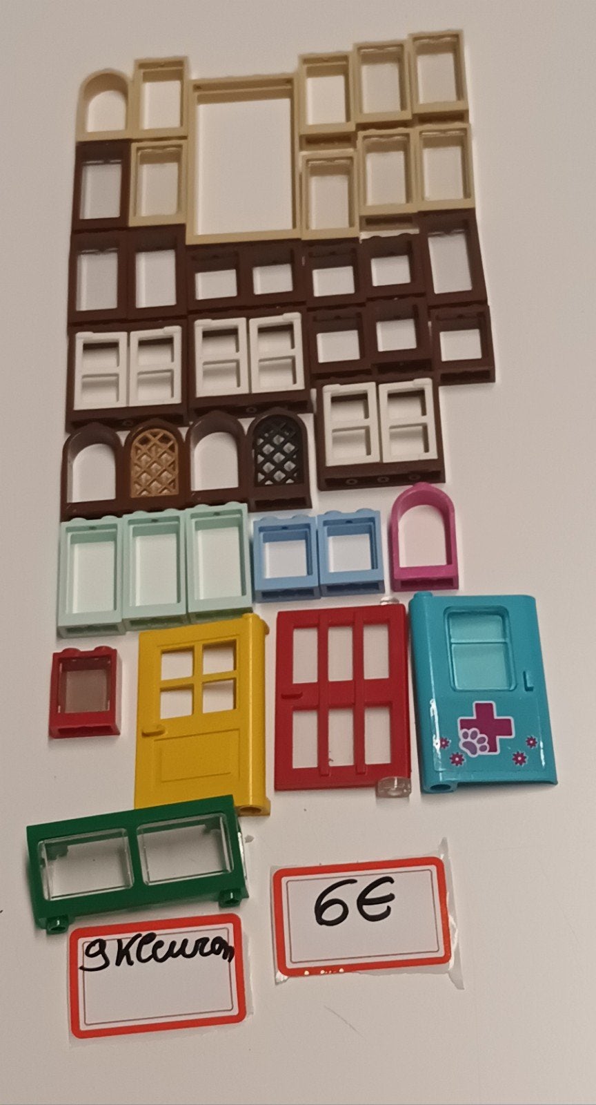 lego ramen en deuren Zie fotos graag kleur door geven aub, Ophalen of Verzenden, Lego