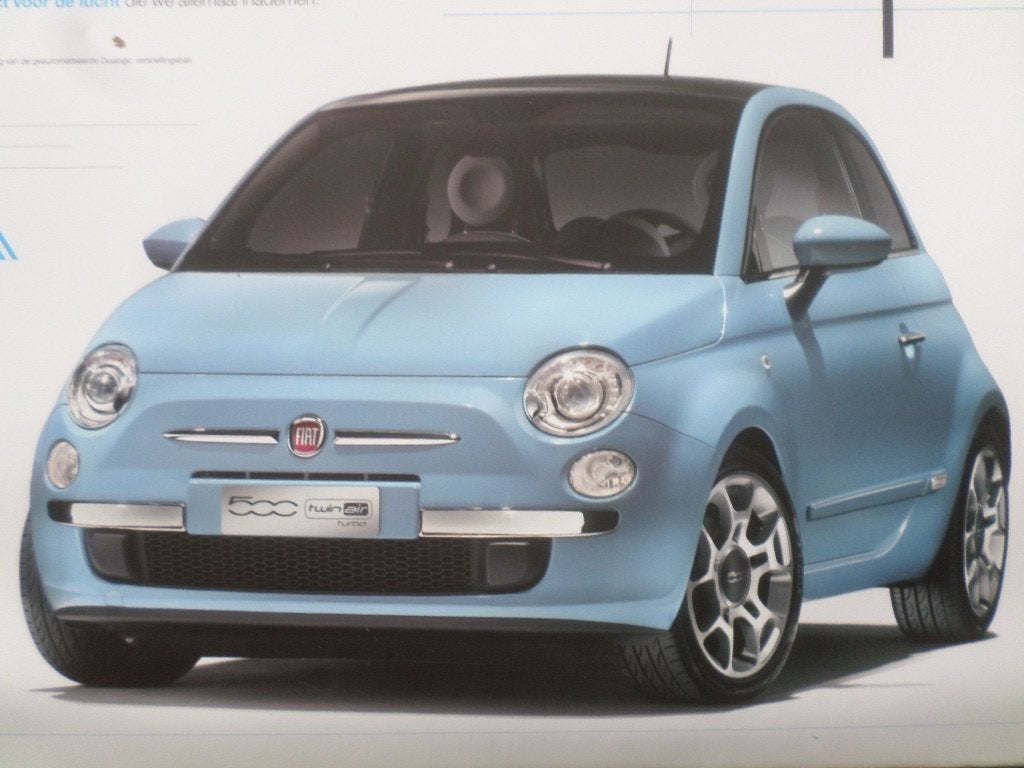 Fiat 500 Twin Air Brochure, Ophalen of Verzenden