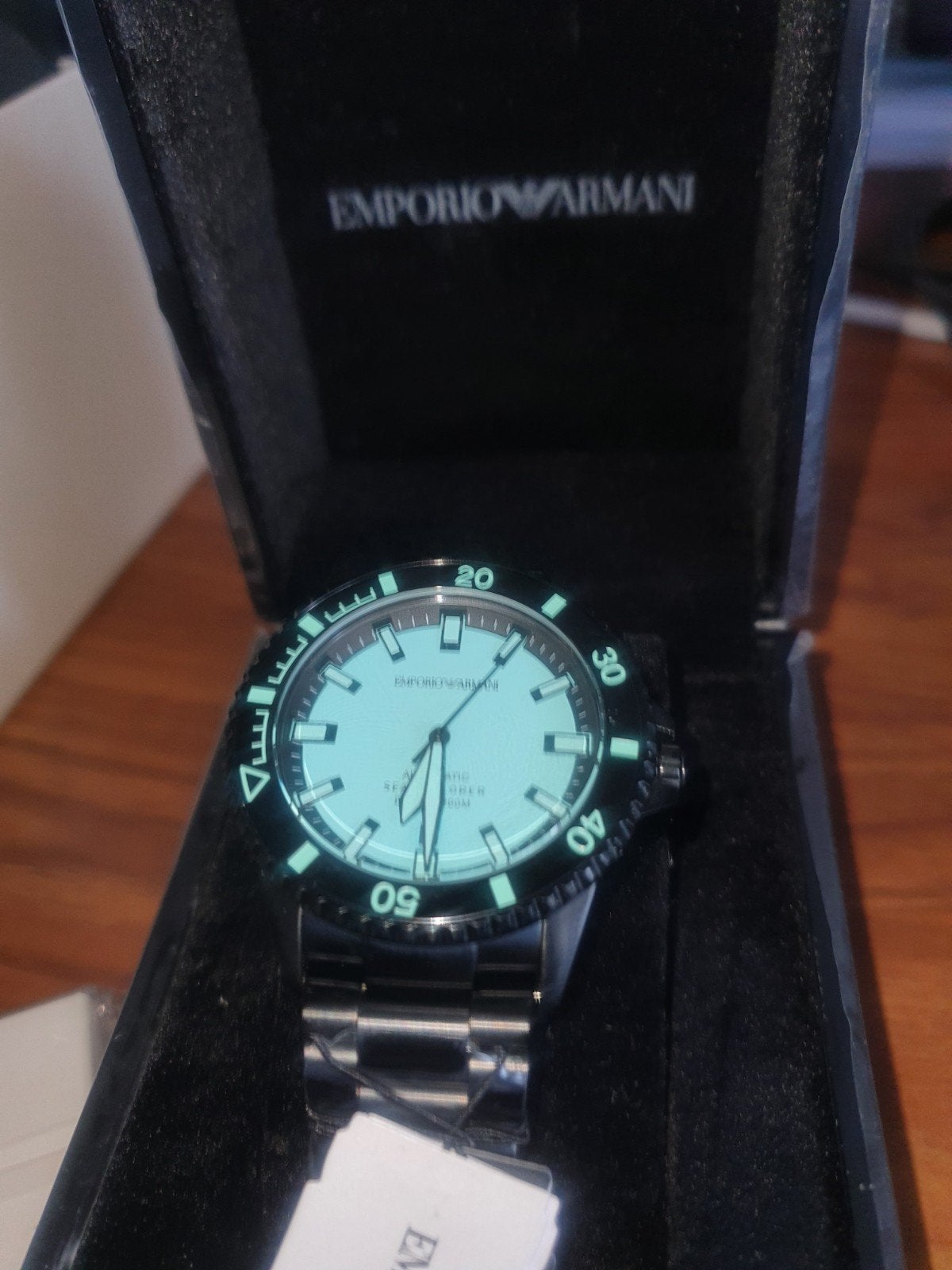 Horloge Emporio Armani Heren Nieuw, Autres marques, Enlèvement ou Envoi, Acier, Acier