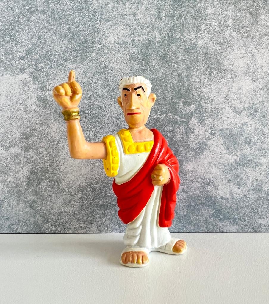 Figurine César - Astérix M. D. Toys 1994, Verzamelen, Stripfiguren, Gebruikt, Beeldje of Figuurtje, Asterix en Obelix, Ophalen of Verzenden
