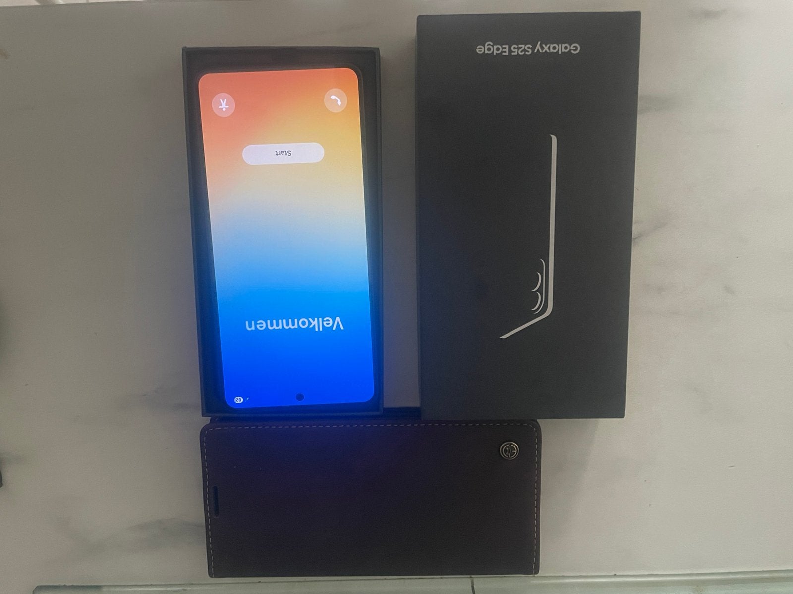 Samsung S25 Edge + Montre Samsung, Télécoms, Enlèvement, Comme neuf