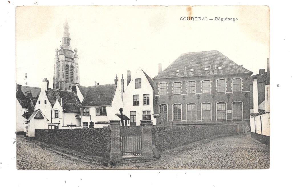 Kortrijk NA37: Begijnhof, Verzenden, Voor 1920, Ongelopen, West-Vlaanderen