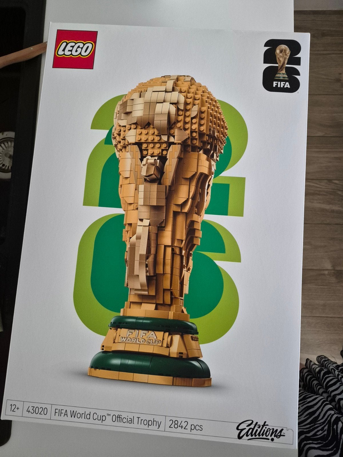 Officiële FIFA World Cup trofee van Lego, ongeopend, Kinderen en Baby's, Speelgoed | Duplo en Lego, Overige thema's, Lego, Nieuw