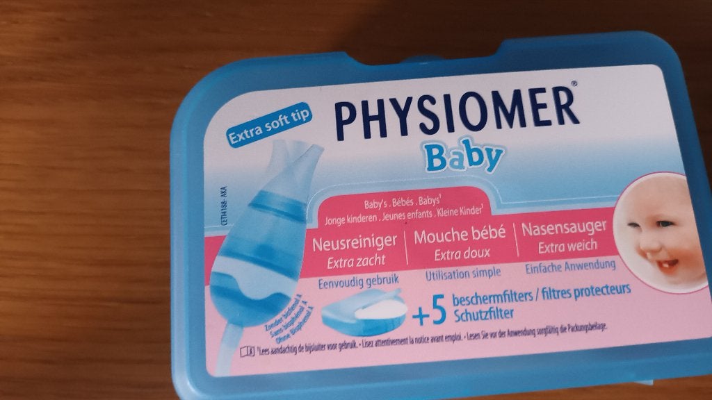 Mouche bébé physiomer avec filtres protecteurs, Ophalen