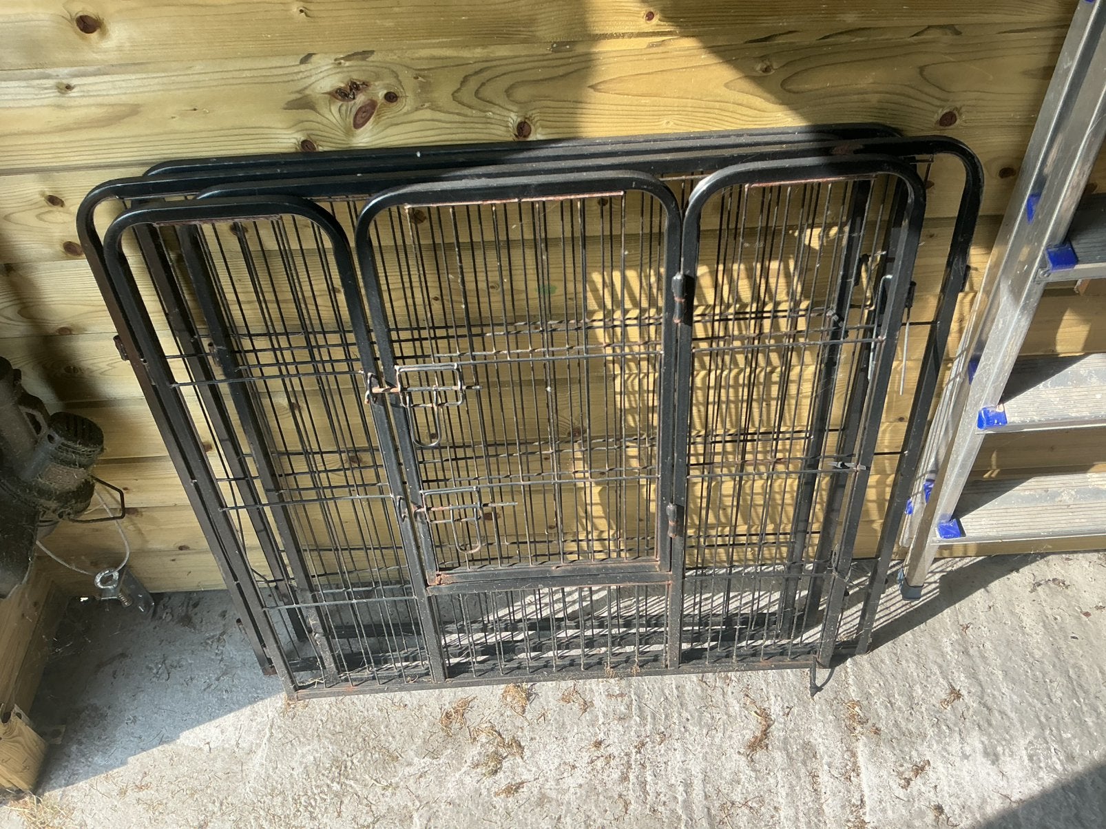 Dierenrek 8 meter met deurtje 4 nieuwe en 4 gebruikte, Ophalen, Zo goed als nieuw, 110 cm of meer, 65 tot 100 cm