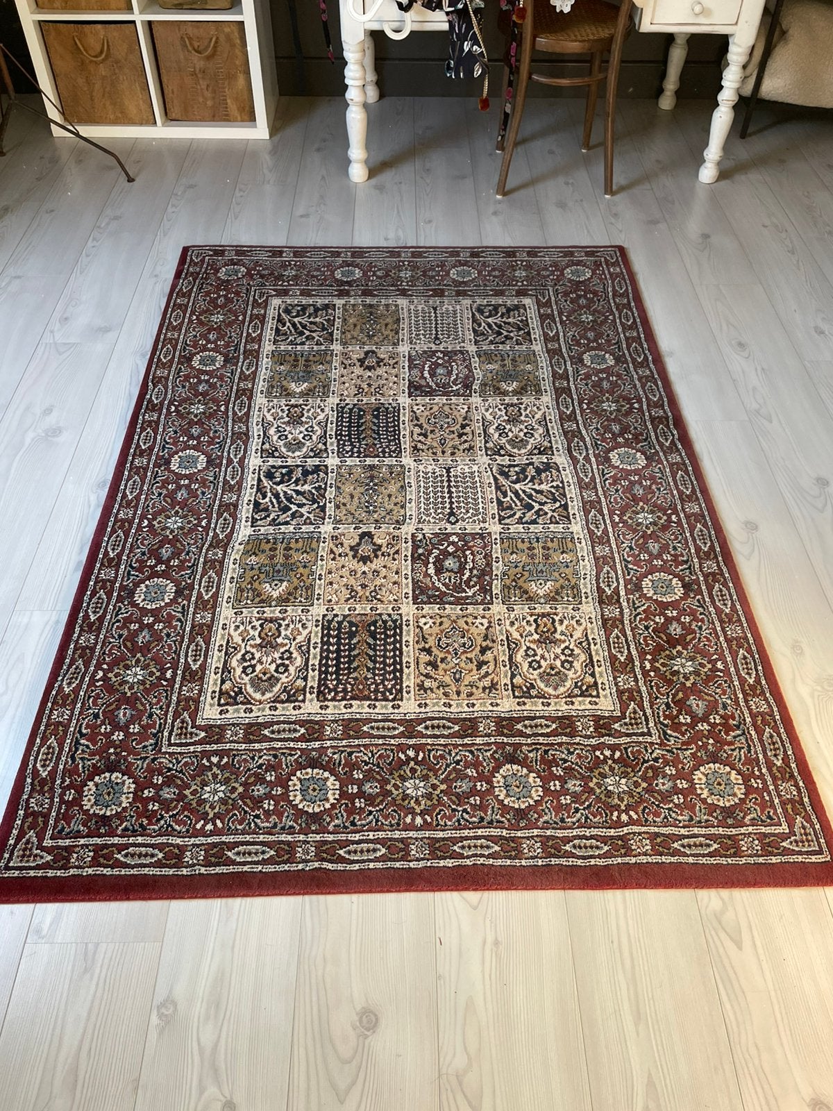 Ikea Valby Ruta vintage style tapijt 133 x 195 cm, Huis en Inrichting, Stoffering | Tapijten en Vloerkleden, Ophalen, 100 tot 150 cm