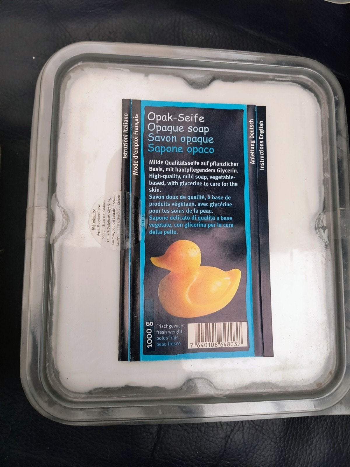 1000g opaal natuur zeep, Ophalen of Verzenden