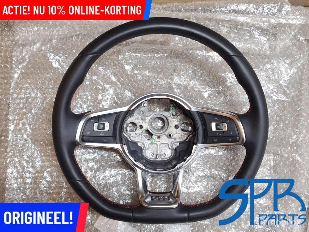 VW GOLF 7 7.5 VII GTI STUUR MULTI Stuurwiel ACC MF KNOPJES, Gebruikt, Volkswagen, Ophalen of Verzenden, Volkswagen