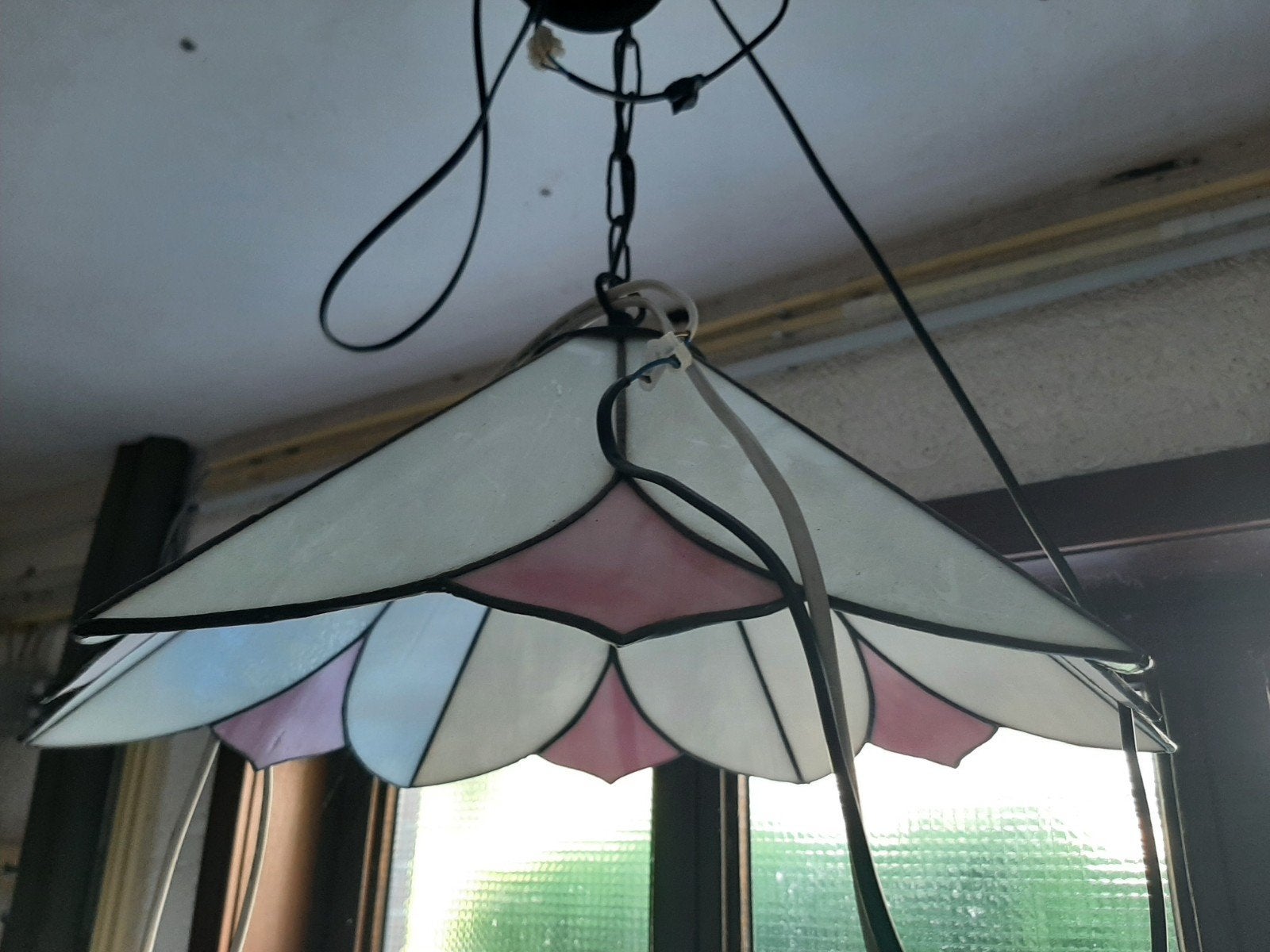 vintage plafond lamp, Huis en Inrichting, Ophalen