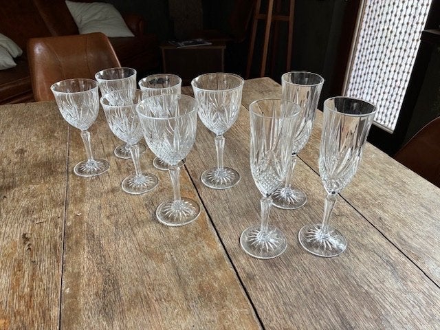 wijnglazen, Verzamelen, Glas en Drinkglazen, Ophalen, Zo goed als nieuw, Overige typen